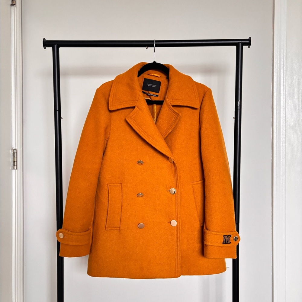 Scotch and Soda Wool Pea Coat Size M